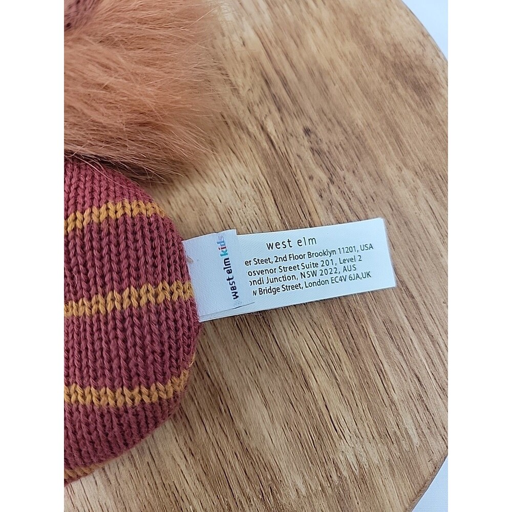 WEST ELM KIDS BABY LION RATTLE - Picture 2 of 4